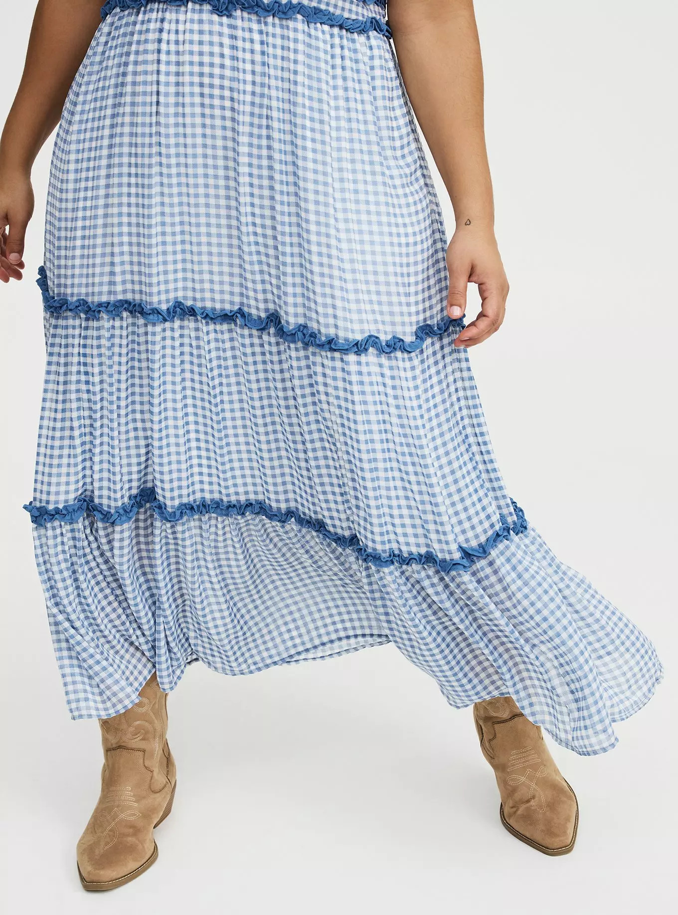 Chiffon V-Neck Maxi Dress | Torrid (US & Canada)
