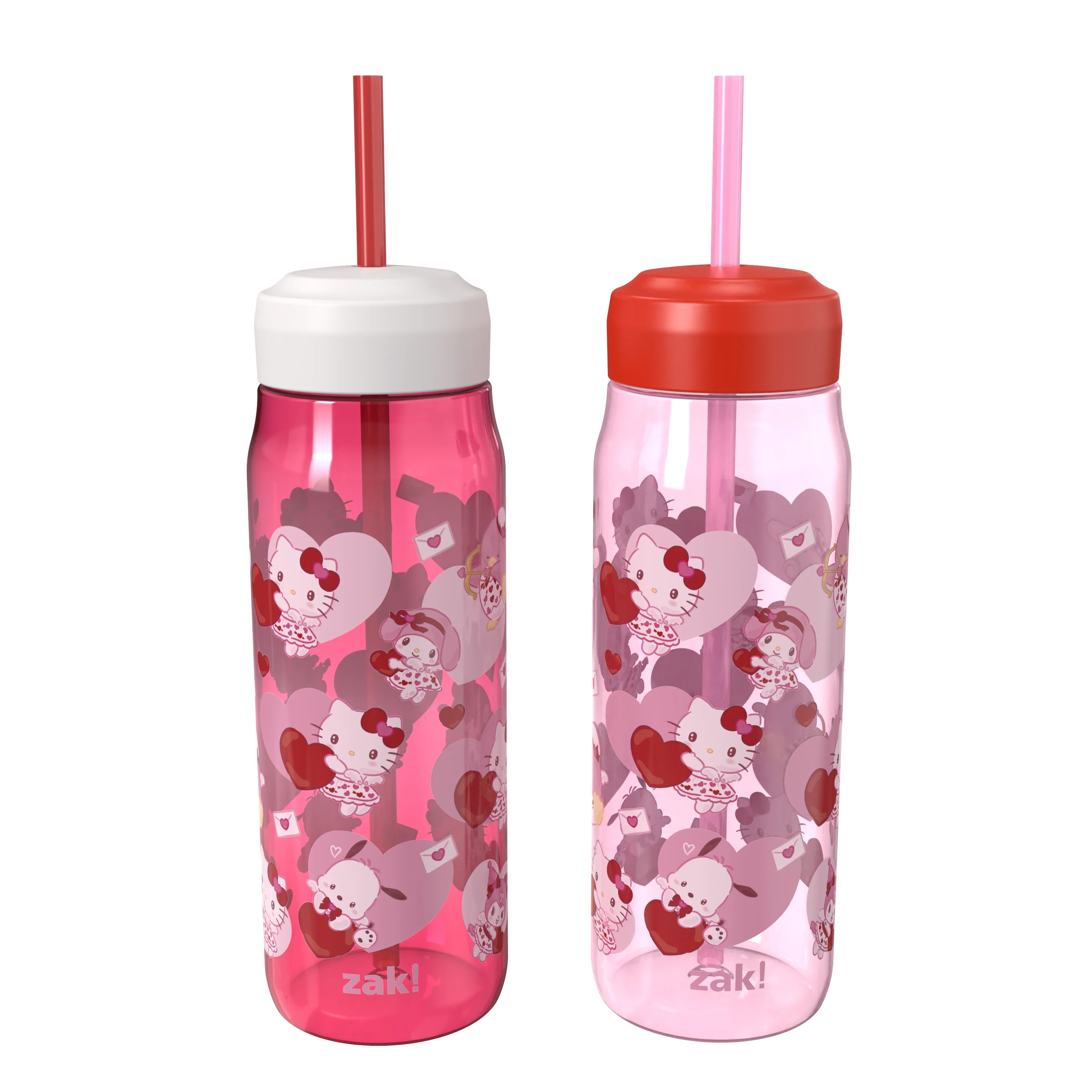 Zak Designs 2 Pack 20oz Hello Kitty Sydney Tumbler with Straw | Walmart (US)