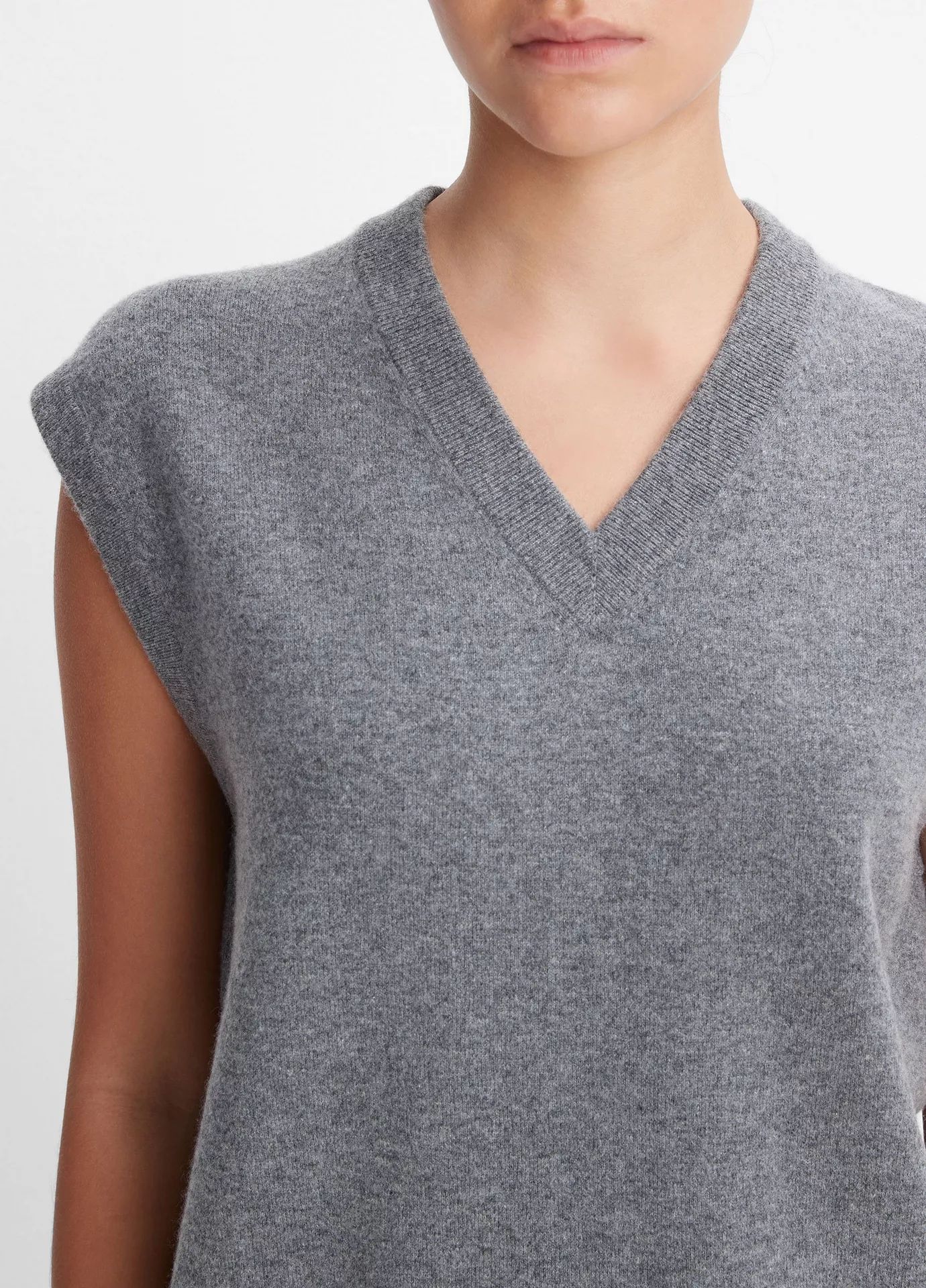 Wool-Blend V-Neck Sweater Vest | Vince LLC