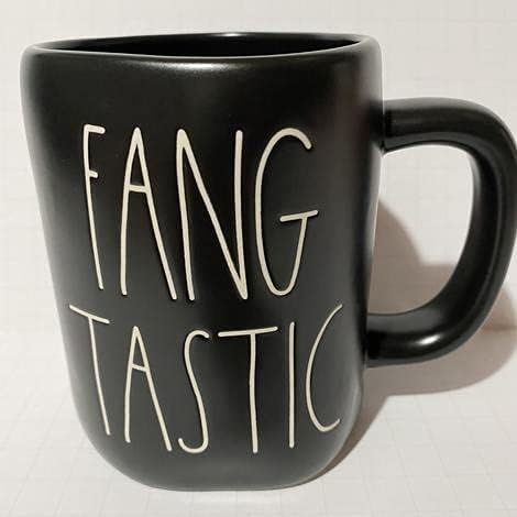 Rae Dunn FANG FASTIC Mug - Black - Ceramic - 16 oz | Amazon (US)