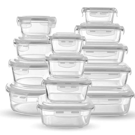 Chef's Star Glass Food Storage Containers [13-piece set] | Walmart (US)