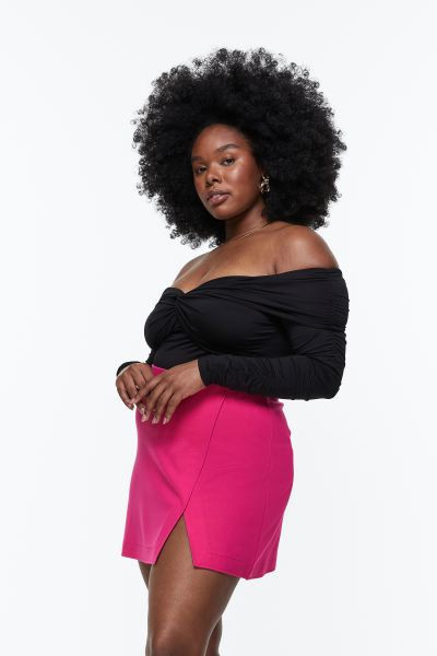 Short Wrap-front Skirt | H&M (US + CA)