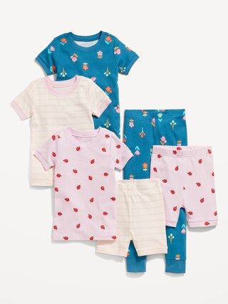 Unisex Snug-Fit 6-Piece Pajama Set for Toddler & Baby | Old Navy (US)