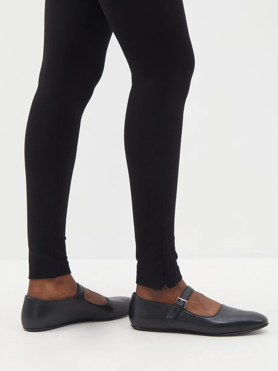 Ava leather Mary Jane flats | The Row | Matches (US)