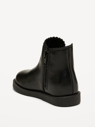 Faux-Leather Chelsea Boots for Toddler Girls | Old Navy (US)