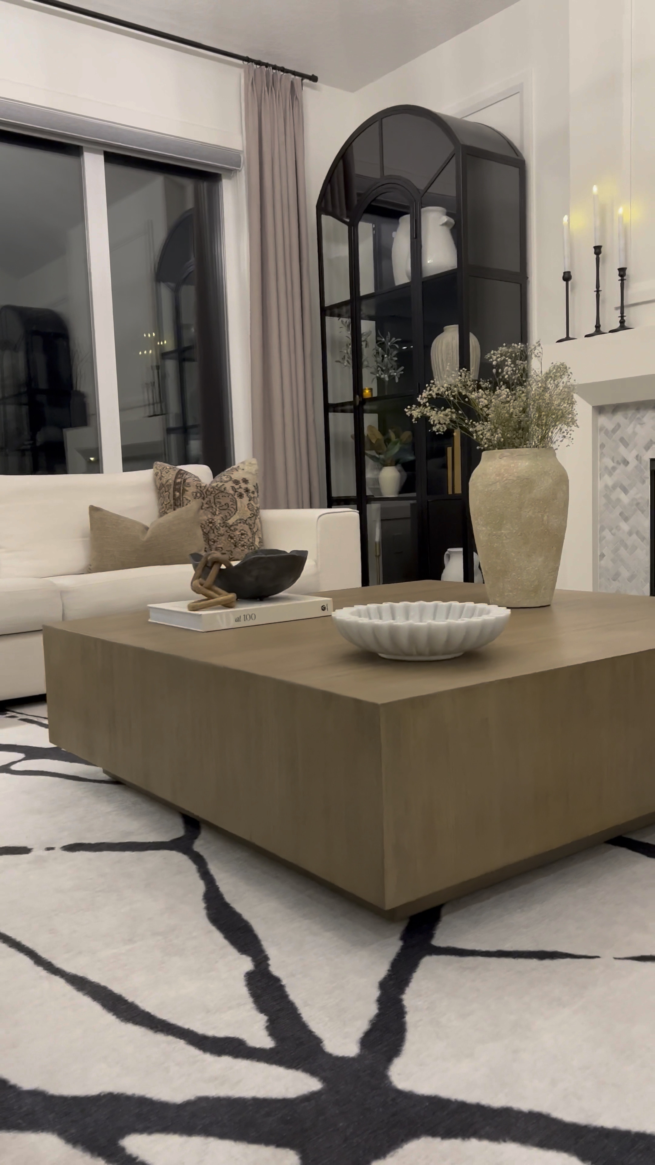 Shop my Living room finds.
My drapes are 16 inches long and 34 inches wide in color birch. My ceiling is 9 foot. Tha hooks come with drapes 😊….
My Kilim cover is sold out however I linked a similar one from the same seller!💕
The baby’s breath is real. I simply dried them!

#LTKhome #LTKsalealert #LTKstyletip