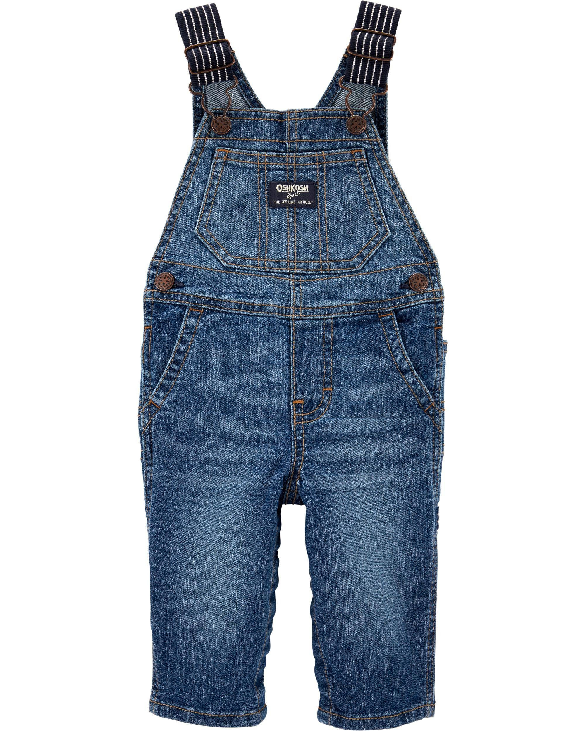 Denim Overalls - Indigo Bright Wash | OshKosh B'gosh