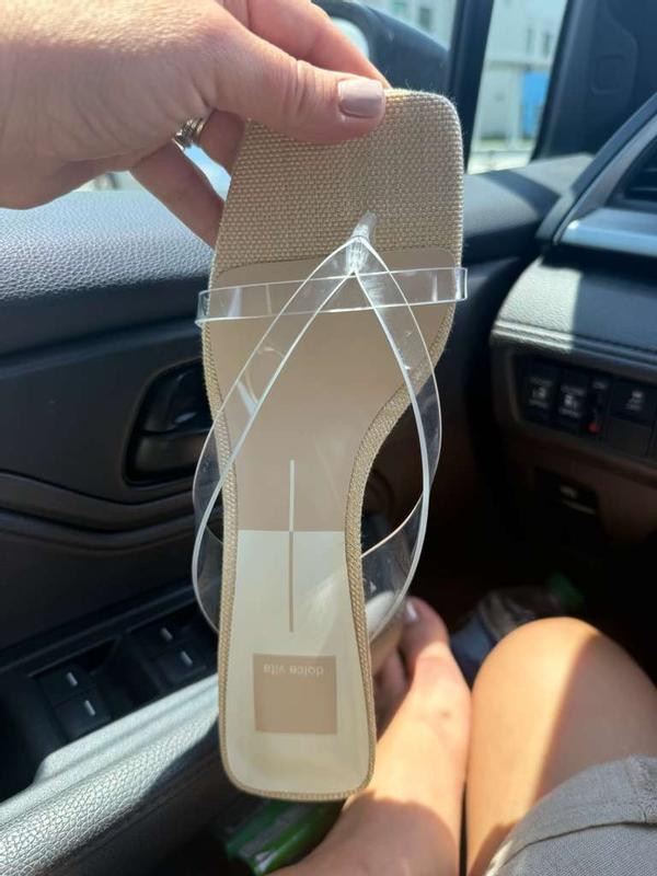 Brevel Vinyl Translucent Strap Sandal (Women) | Nordstrom | Nordstrom