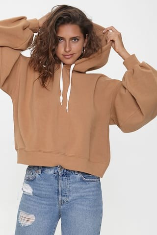 Balloon-Sleeve Hoodie | Forever 21 (US)