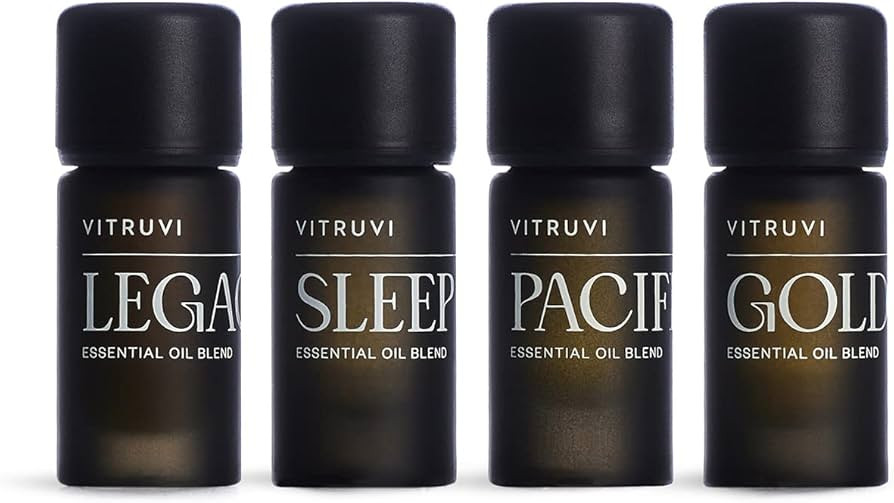 Vitruvi Signature Blend Essential Oils Kit | Floral, Citrus, Herbal, and Woodsy Aromas | 100% Pur... | Amazon (US)