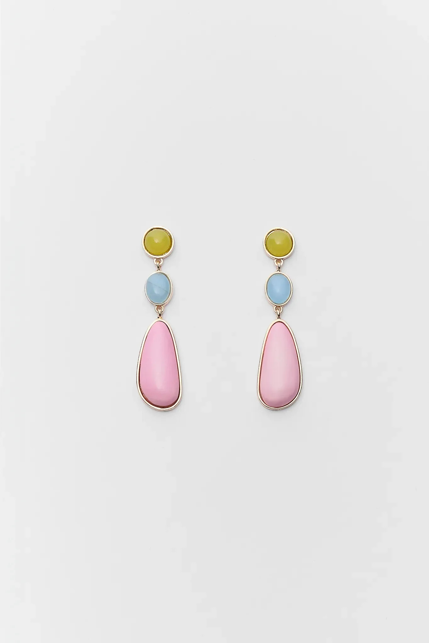 Grace Multi Stone Drop Earrings | Avara