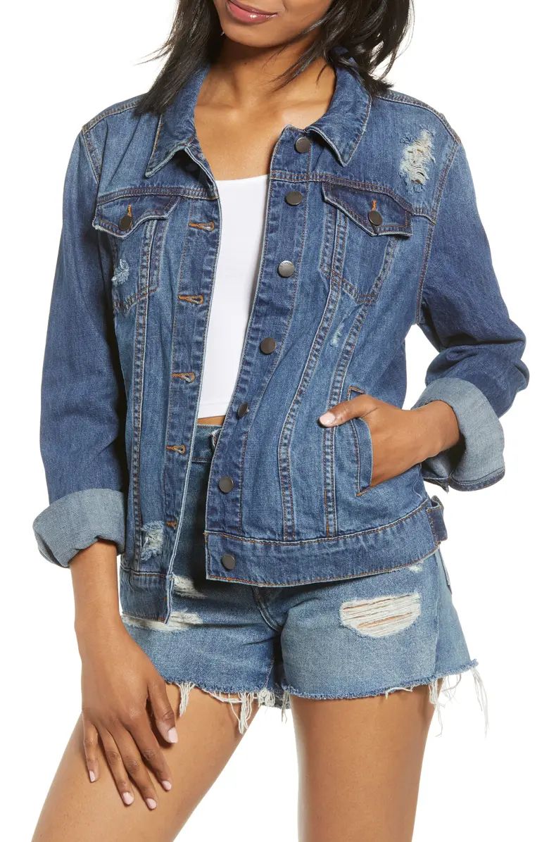 Ella Boyfriend Denim Jacket | Nordstrom