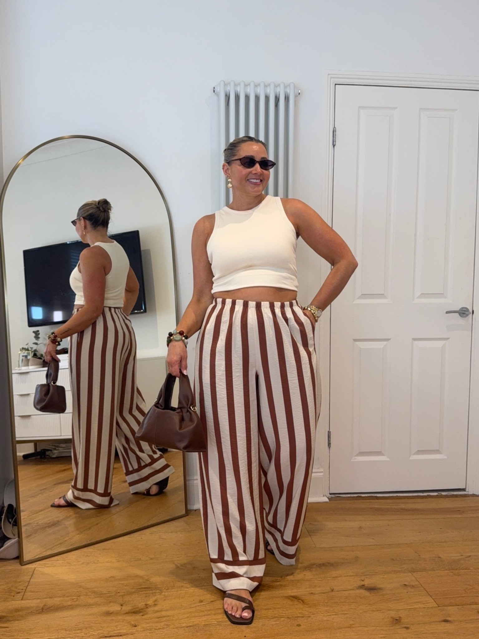Summer striped trousers

#LTKsummer #LTKmidsize