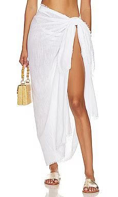 Seafolly Textured Beach Wrap in White from Revolve.com | Revolve Clothing (Global)