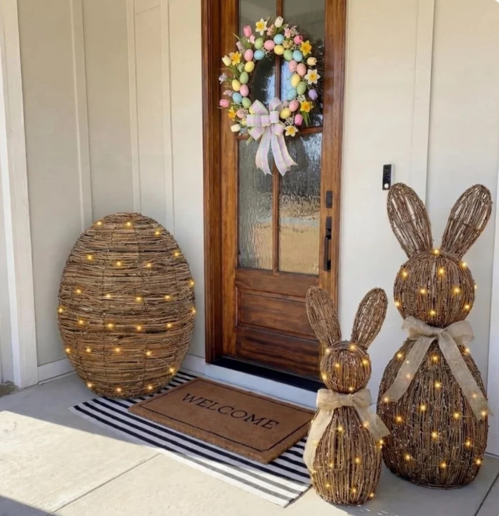 Back in stock & already flying again! 🐰✨ These viral light-up bunny + egg sets sold out multiple times (and even on Amazon 😳) — if you’ve been waiting, RUN! They’re the cutest statement piece for your porch this Easter 🌸💛

From Walmart and such a good price for a full set 🙌 Linking these + other Easter favorites before they disappear again!

#ltkhome #ltkseasonal #easterdecor #springdecor #walmartfinds #ltkunder100 #frontporchdecor #easterbunny #viralfinds #homedecorfinds