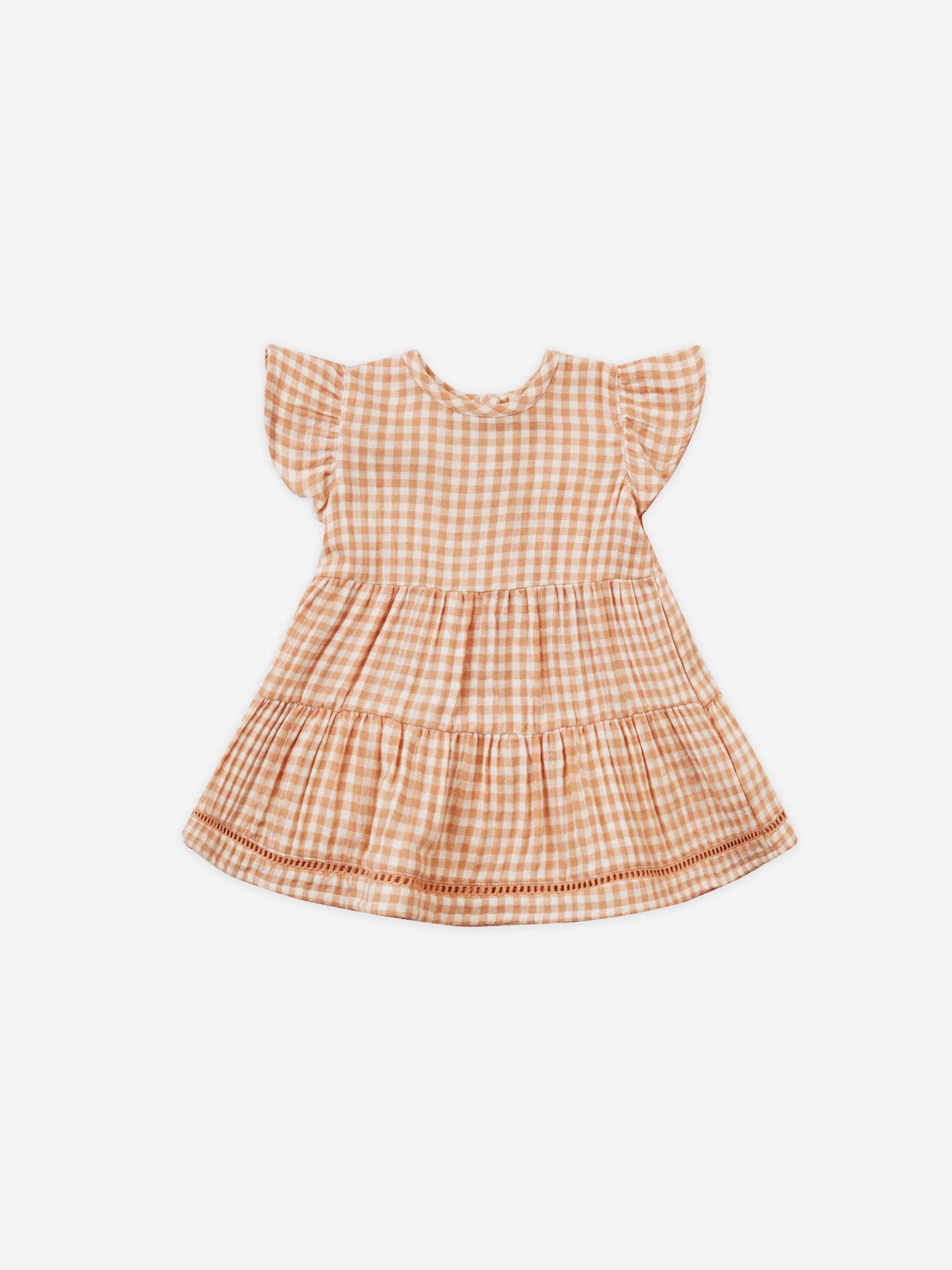Lily Dress || Melon Gingham | Rylee + Cru