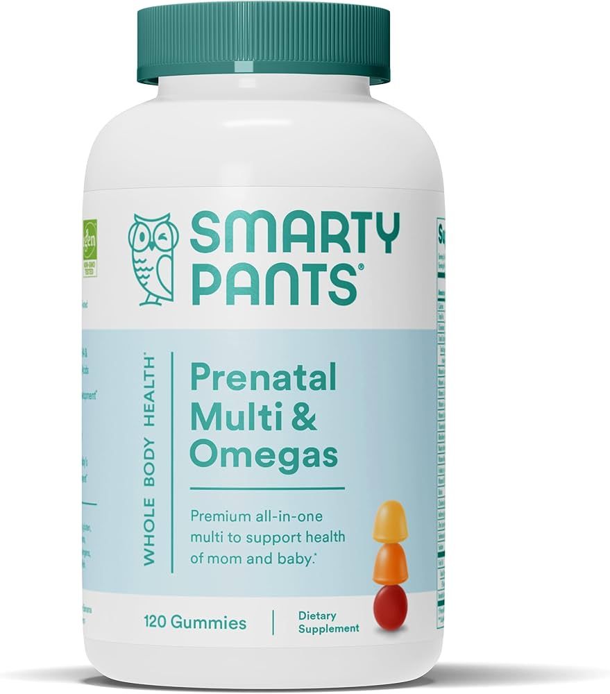 SmartyPants Prenatal Vitamins for Women with DHA and Folate - Daily Gummy Multivitamin: Vitamin C... | Amazon (US)