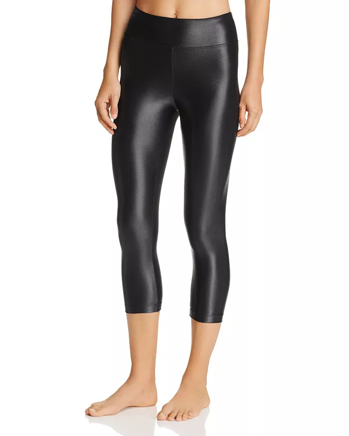 Lustrous High-Rise Capri Leggings | Bloomingdale's (US)