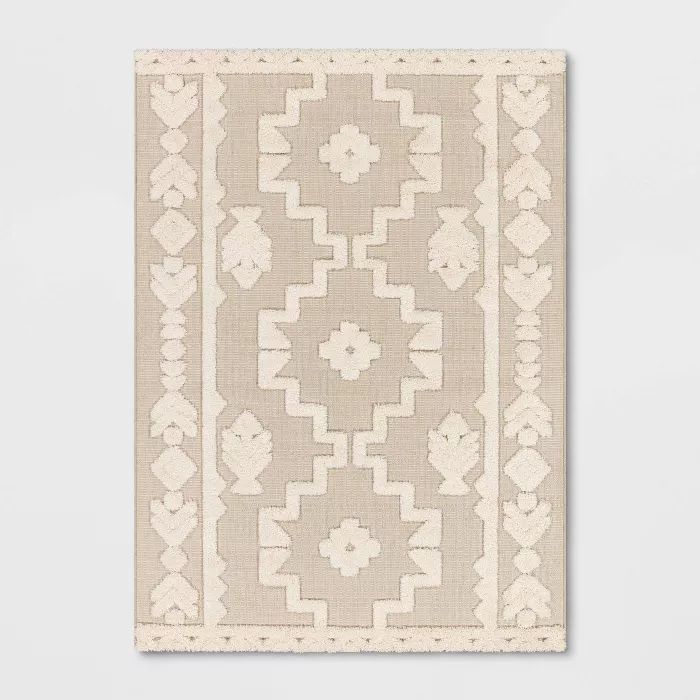 Outdoor Rug Tufted Cream - Opalhouse™ | Target