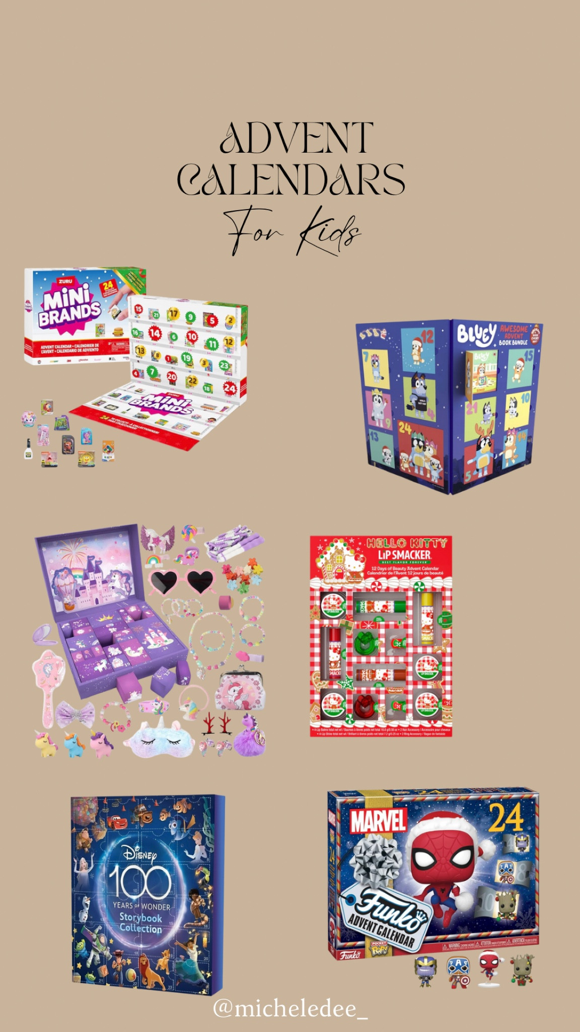Advent calendars for kids! 

#LTKGiftGuide #LTKCyberWeek #LTKKids