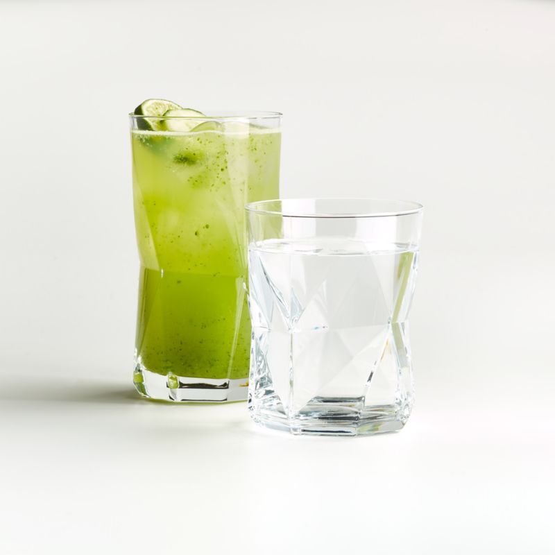 Gem Drink Glasses | Crate & Barrel | Crate & Barrel