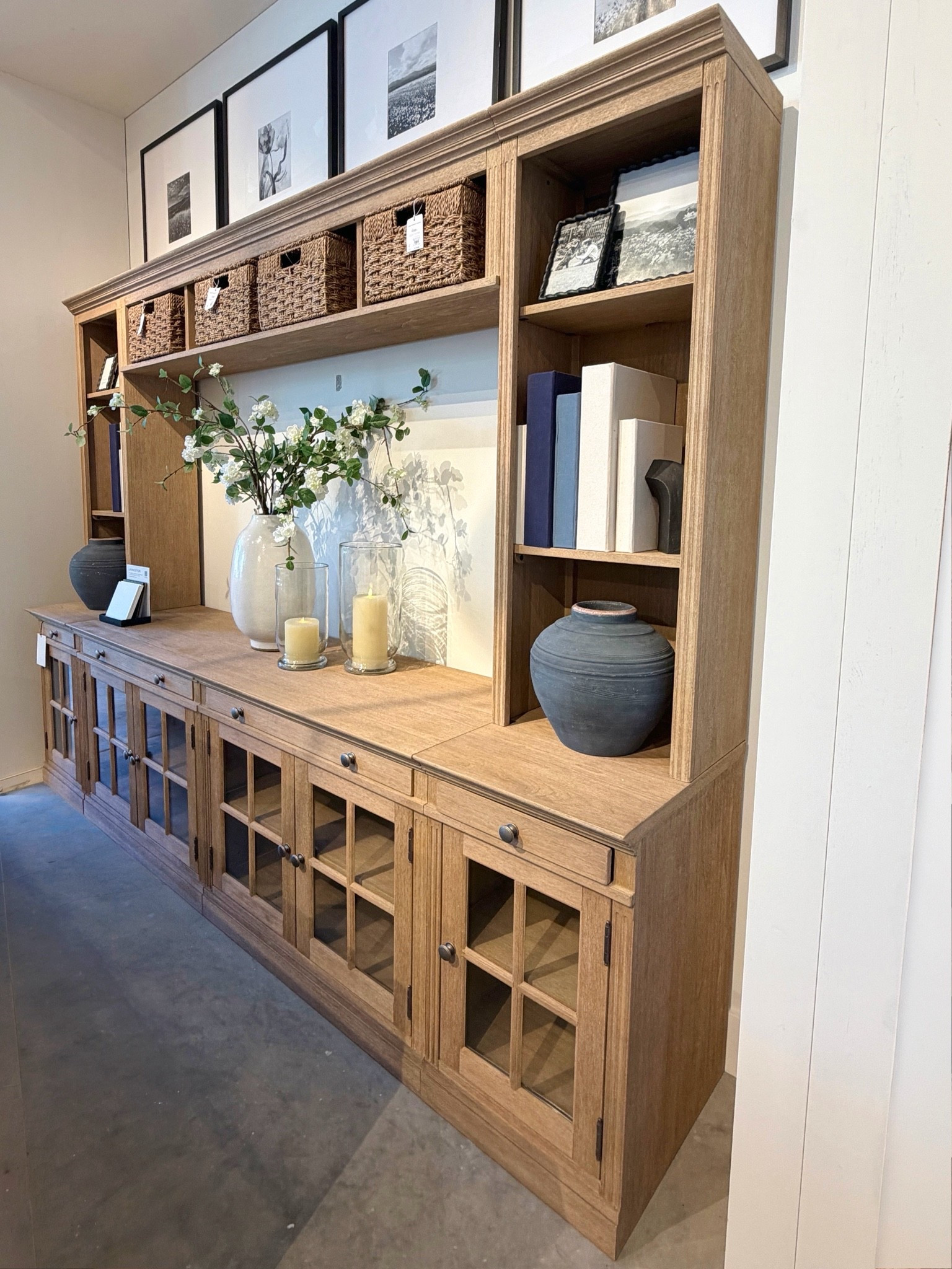 Beautiful entertainment center inspiration! ✨ The Livingston Collection from Pottery Barn creates a stunning focal point for a living room while adding so much storage and display space. 🤎 I love the classic design, spacious shelving, and customizable look. Available in multiple finishes. Linked it here! ✨ @Pottery Barn #livingroominspo #entertainmentcenter #homedecor

#LTKHome #LTKSaleAlert