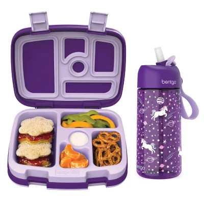 Bentgo Kids Prints Lunch Box & Water Bottle Set (Assorted Colors) | Sam's Club