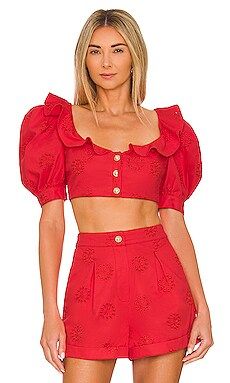 MAJORELLE Jessi Crop Top in Watermelon from Revolve.com | Revolve Clothing (Global)