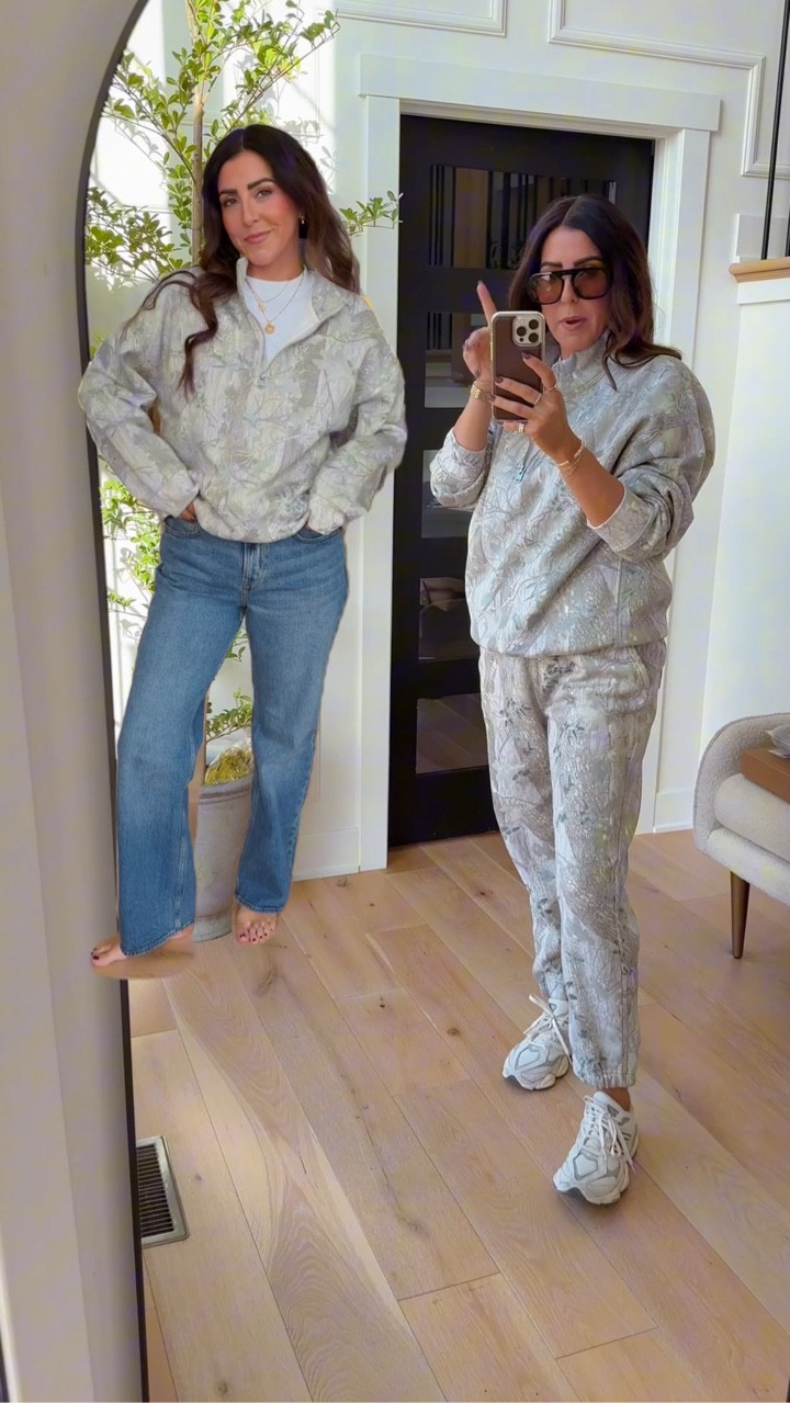 Small sweats and medium top! So comfortable I’m obsessed with it. 



#LTKFindsUnder100 #LTKSaleAlert #LTKFindsUnder50