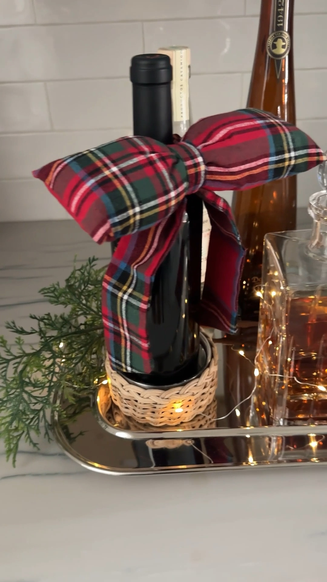 This Stewart plaid wine collar bow just went on major sale! Perfect as a hostess gift with your favorite bottle of wine or bubbles! #ltkgiftguide #ltkholiday #ltksalealert #ltkfindsunder50 #ltkfindsunder100 #ltkstyletip #ltkhome

#LTKGiftGuide #LTKHoliday #LTKHome