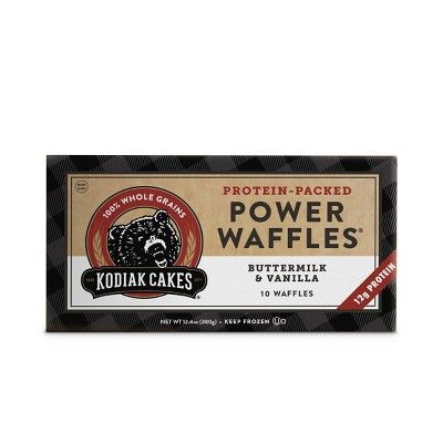 Kodiak Cakes Frozen Power Waffles Buttermilk & Vanilla -13.4oz/10ct | Target