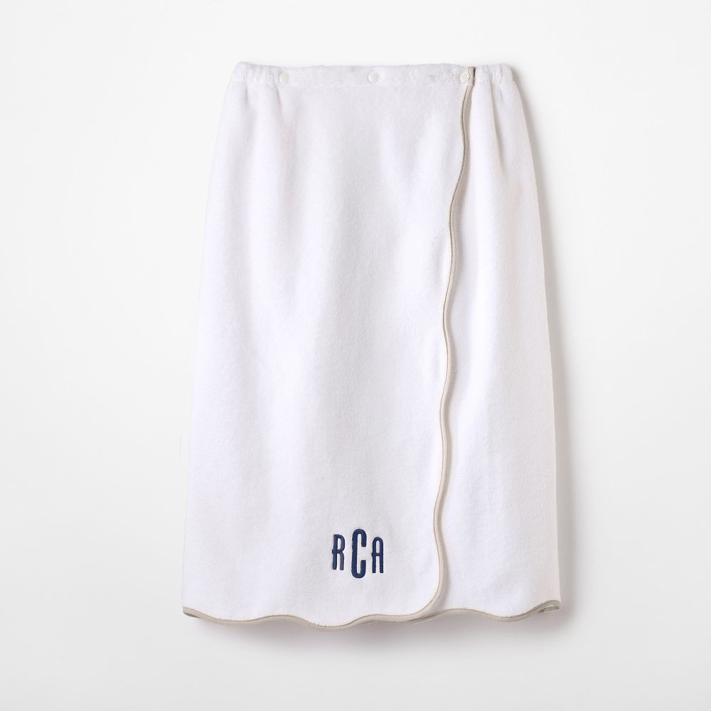 Scalloped Spa Towel Wrap | Mark and Graham