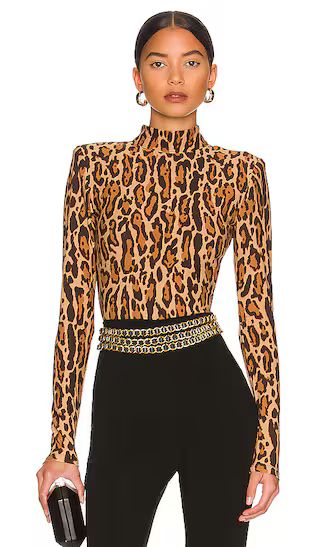 Peyton Bodysuit in Millie Leopard | Revolve Clothing (Global)