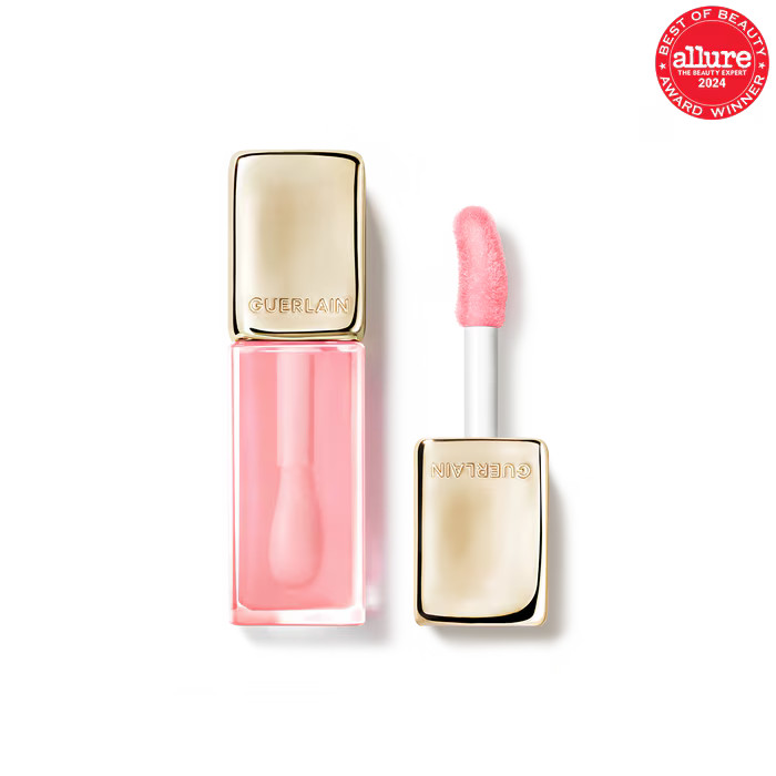 KISSKISS BEE GLOW OIL ⋅ 92% NATURAL-ORIGIN HONEY TINT LIP OIL ⋅ GUERLAIN | Guerlain