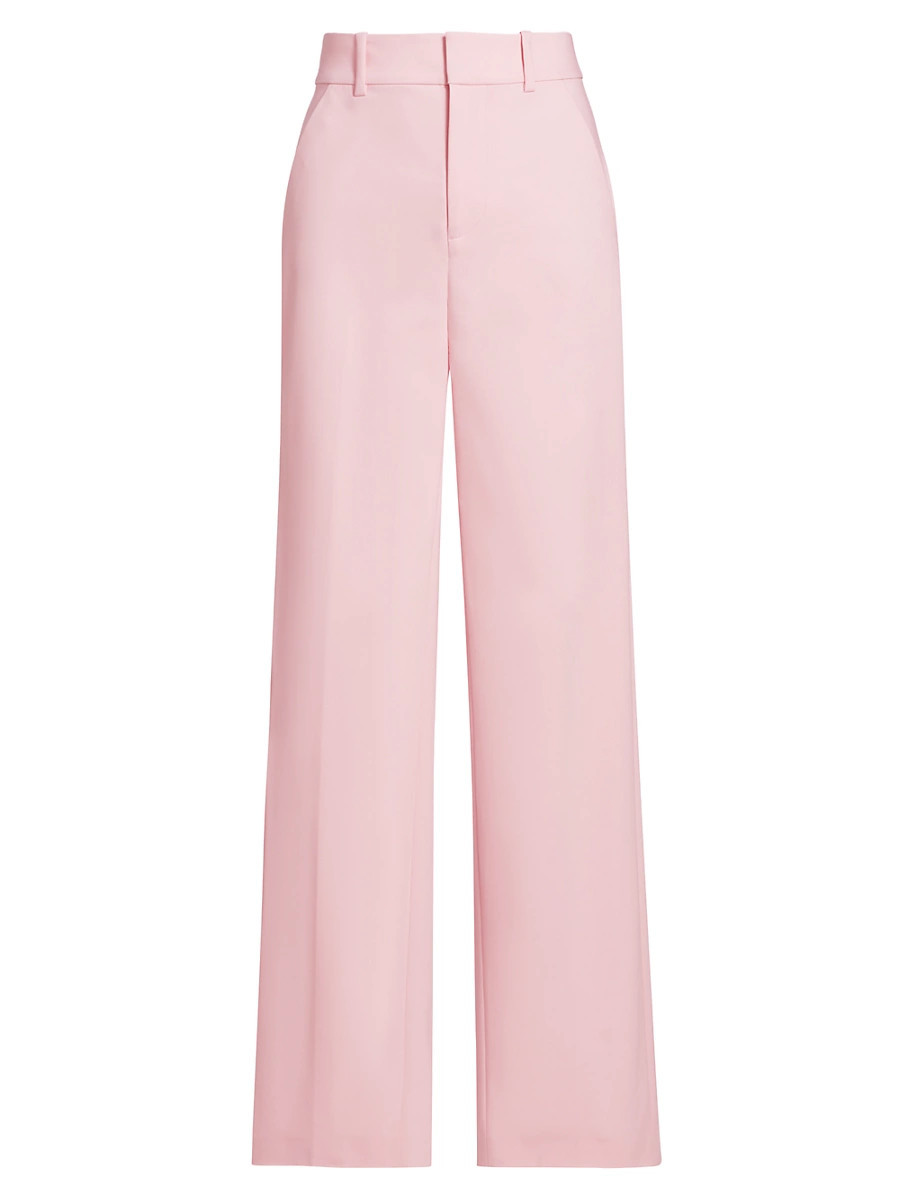 Women's Alexander High-Rise Slim Pants - Shell Pink - Size 14 | Saks Fifth Avenue
