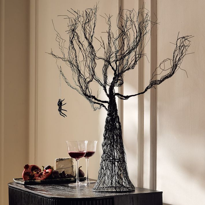 Spooky Metal Wire Tree | West Elm (US)