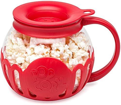 Ecolution Patented Micro-Pop Microwave Popcorn Popper with Temperature Safe Glass, 3-in-1 Lid Mea... | Amazon (US)