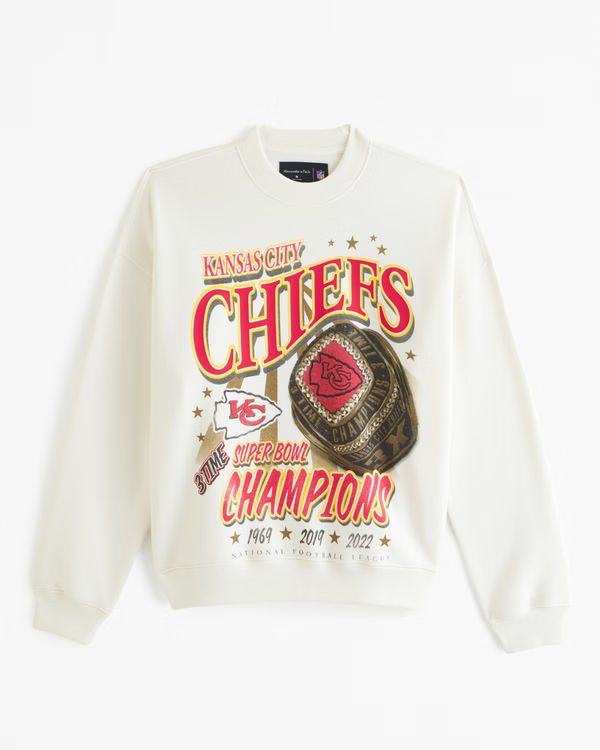 Kansas City Chiefs Graphic Crew Sweatshirt | Abercrombie & Fitch (US)