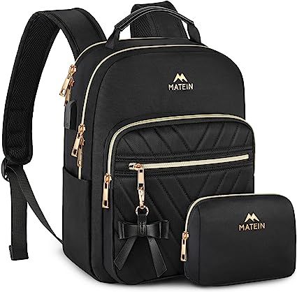 MATEIN Mini Backpack for Women, Waterproof Stylish Daypack Purse Shoulder Bag with USB Charging P... | Amazon (US)