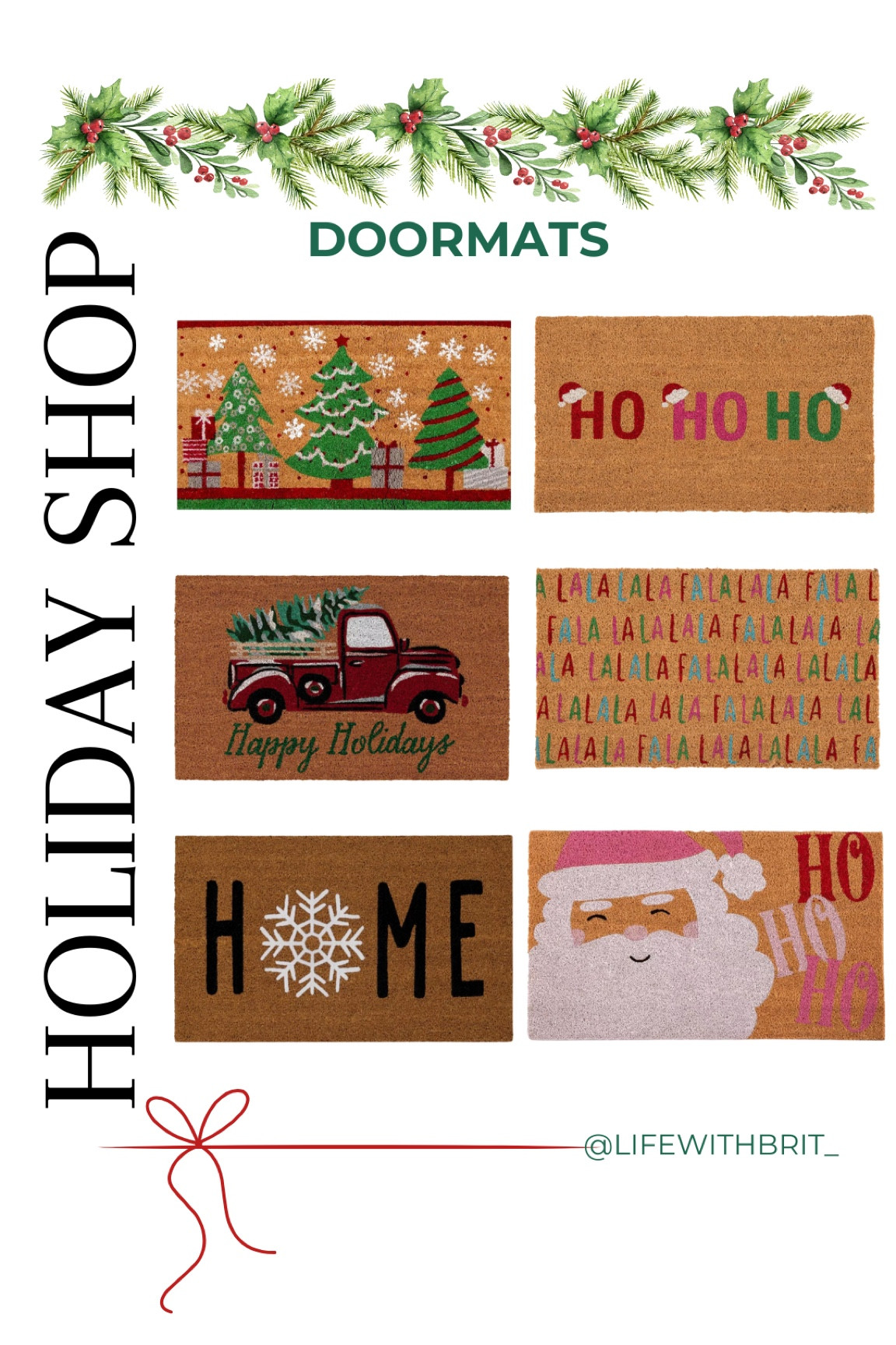 holiday finds, christmas finds, holiday doormats, door mats, christmas mat, outdoor mat

#LTKHome #LTKSeasonal #LTKHoliday