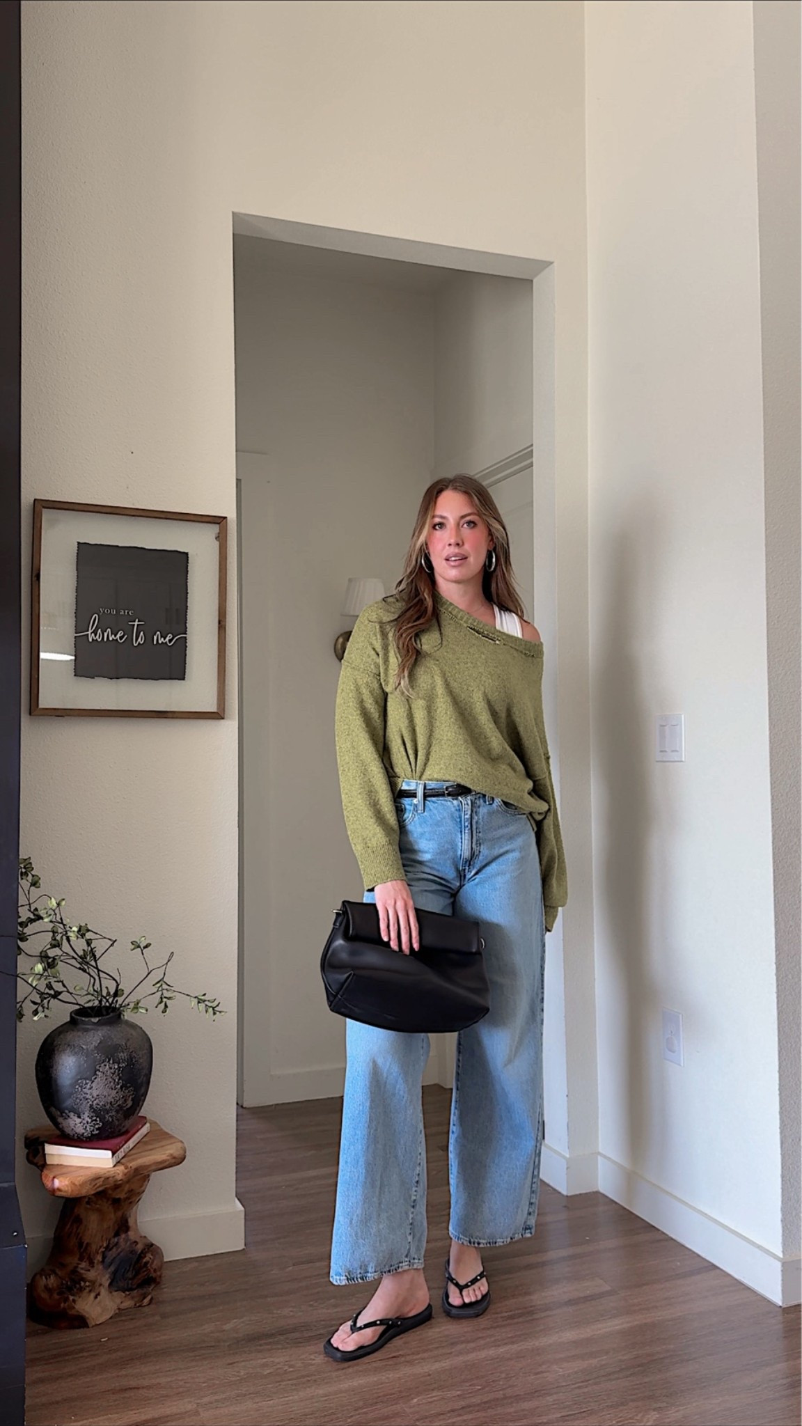 Comfy casual outfit idea! Perfect for running errands, church, etc! Wearing a 27 tall in jeans and medium in tops

#LTKTall #LTKSeasonal
