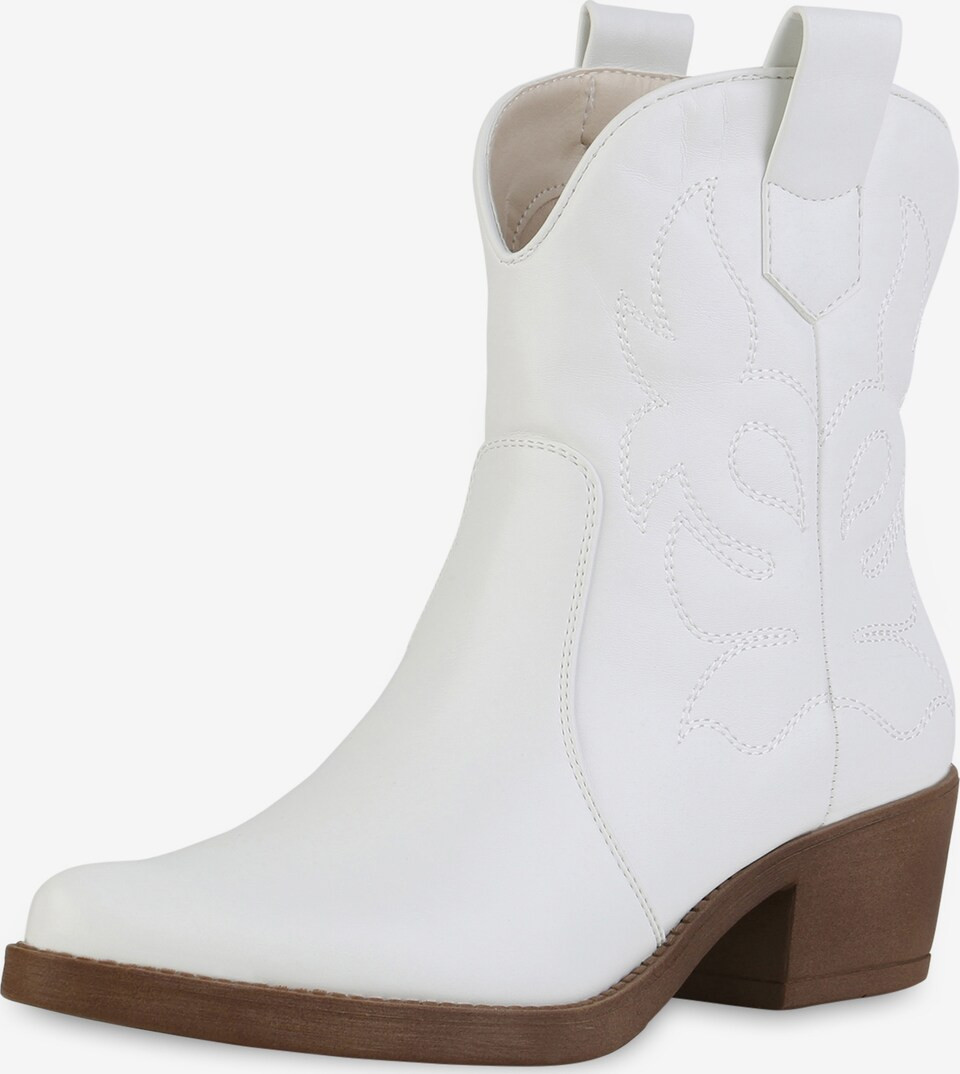 Van Hill Cowboy Boots 'Elizabeth' in Weiß | ABOUT YOU | ABOUT YOU (DE)
