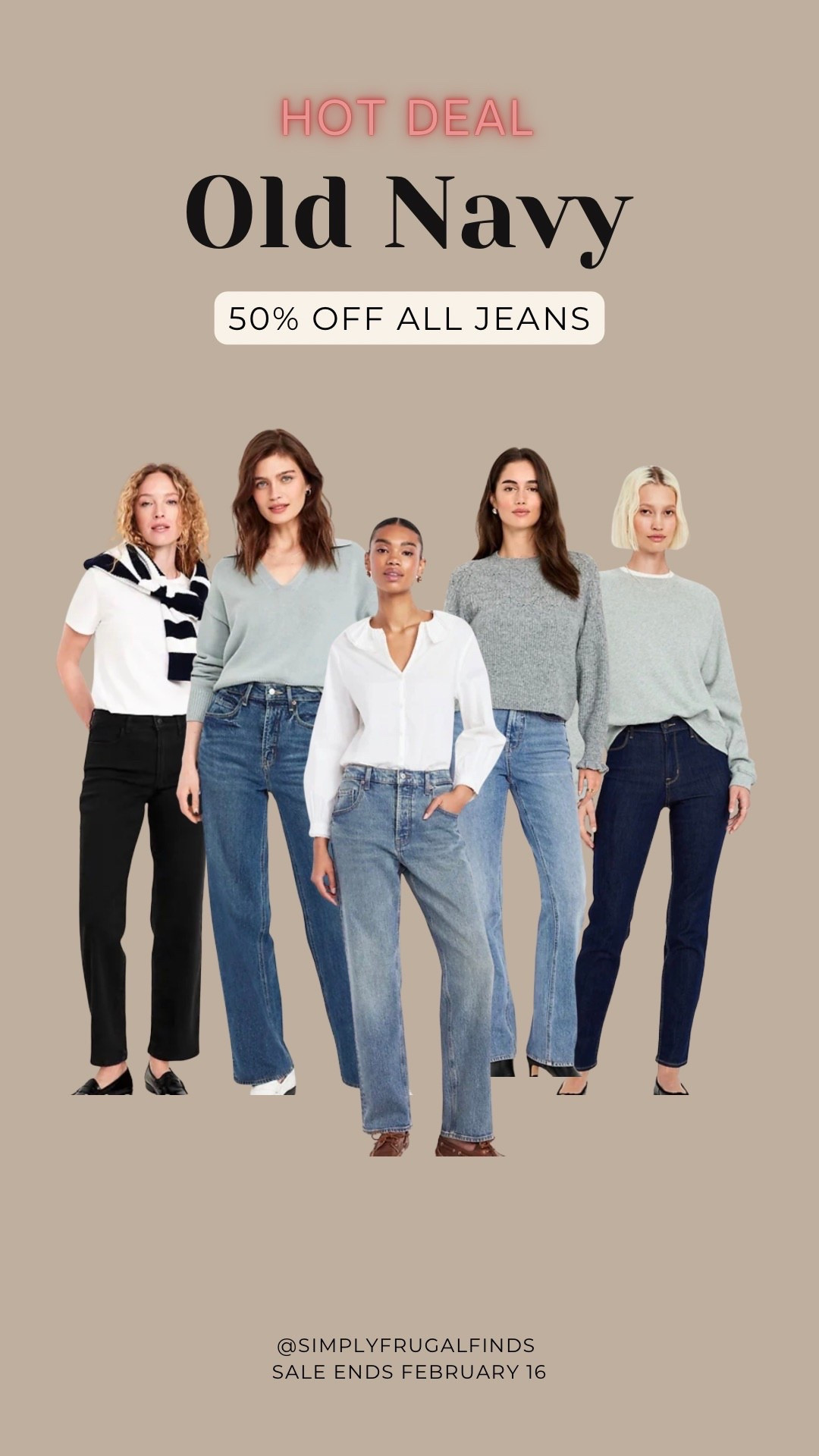 Save 50% off jeans for the whole family online at Old Navy Canada!

#LTKjeans #LTKcanada