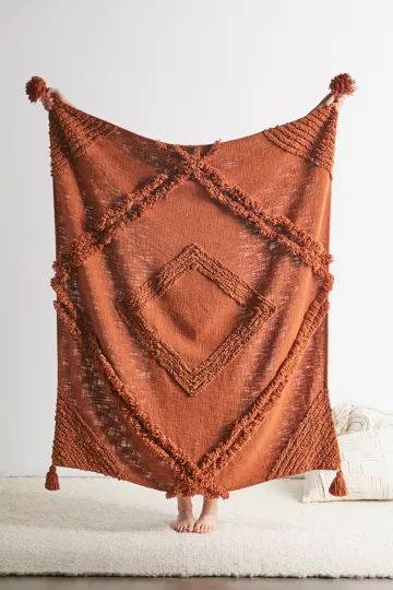 Aden Tufted Throw Blanket | Urban Outfitters (US and RoW)