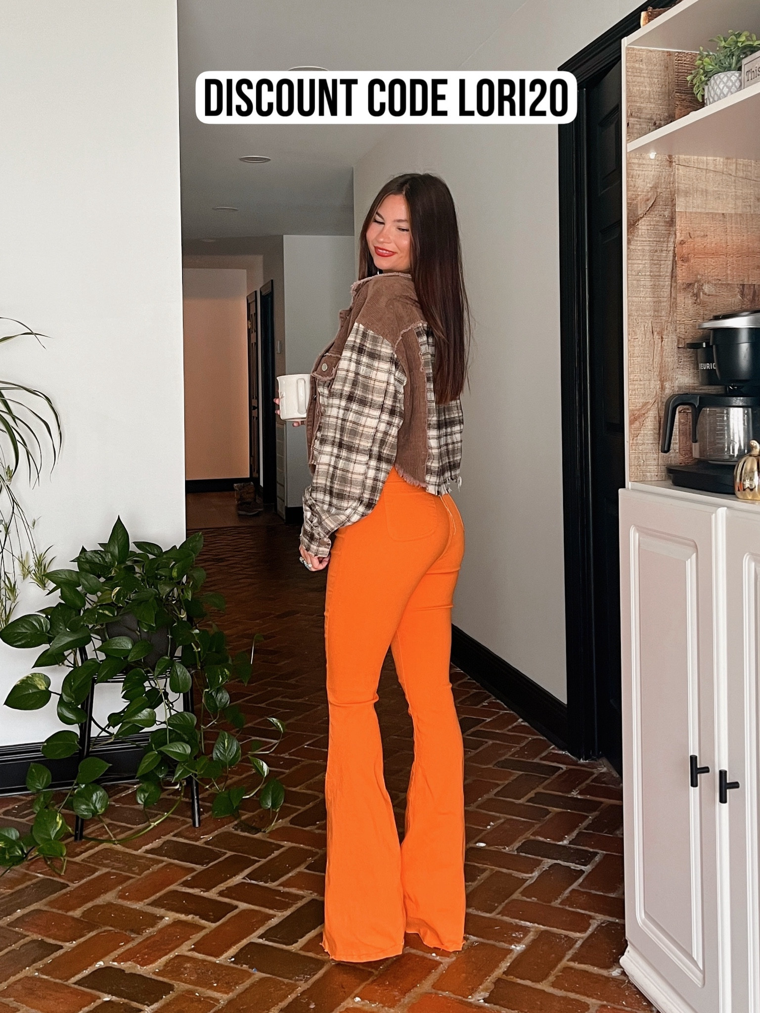 Orange flares paired with plaid cropped jacket! Fun fall fit 🍁🧡



#LTKStyleTip #LTKFallSale #LTKFindsUnder50