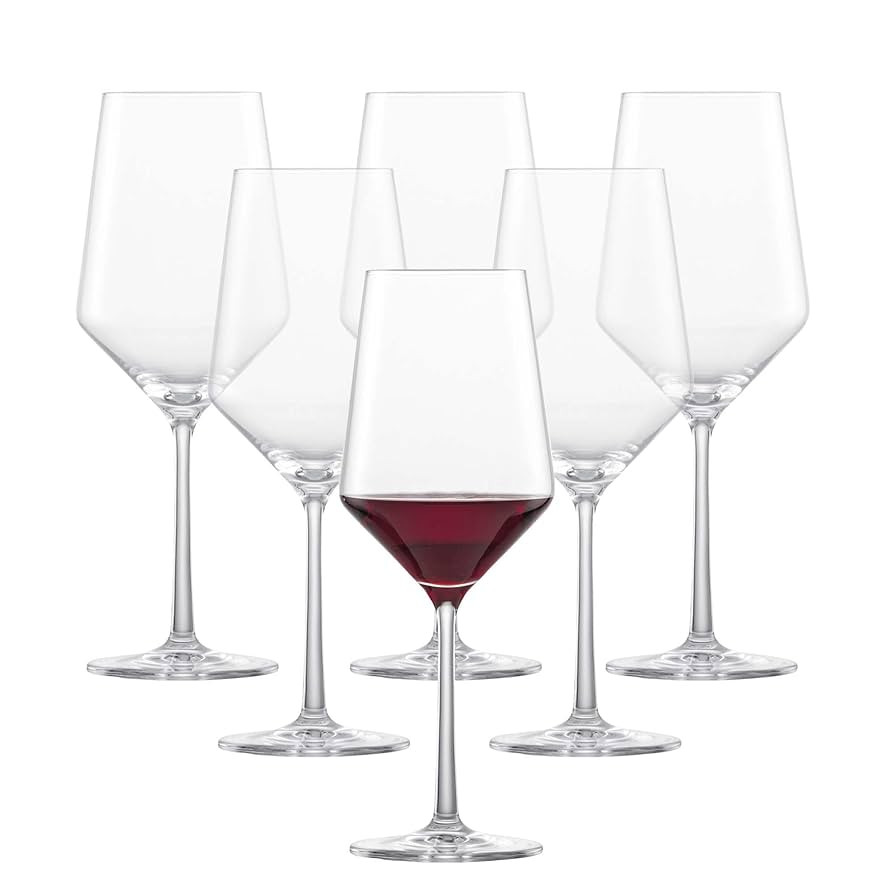 ZWIESEL GLAS Pure Cabernet Red Wine Glass (Set of 6), Graceful Wine Glasses for Red Wine, Dishwas... | Amazon (US)