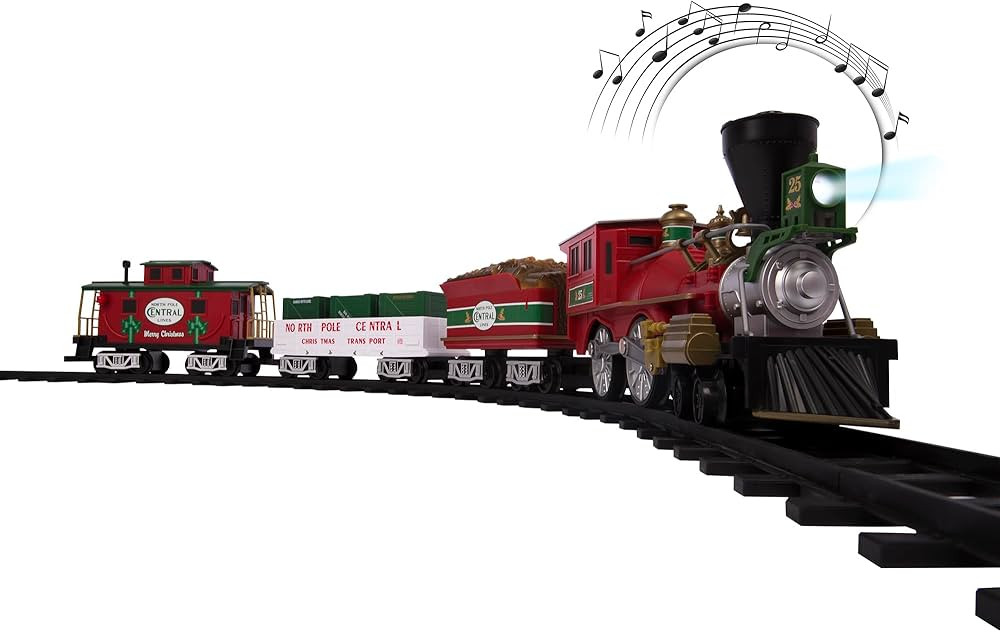 Lionel North Pole Central Ready-to-Play Freight Set, Battery-powered Model Train Set with Remote | Amazon (US)