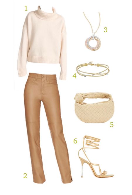 I love a neutral look for the holidays because it works for Thanksgiving, Christmas, New Years and date nights all year long. This cream sweater pairs perfectly with vegan leather pants and some stand out  gold accessories to create a fun and easy look based around your closet staples. I will be rocking this look to date night, girls lunches, and of course holiday feasts!  
 #thanksgivingstyle #monochrome #cream #allcream #neutral #neutralholiday #rosegold #rosegoldlook #holidaylook #holidaystyle #holidayfashion #amazon #amazonfashion #amazonstyle #veganleather  

#LTKSeasonal #LTKstyletip #LTKHoliday