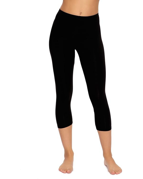 Felina Women's Cotton Modal Capri Leggings - Super Soft, Lightweight, Breathable for Fitness, Yog... | Amazon (US)