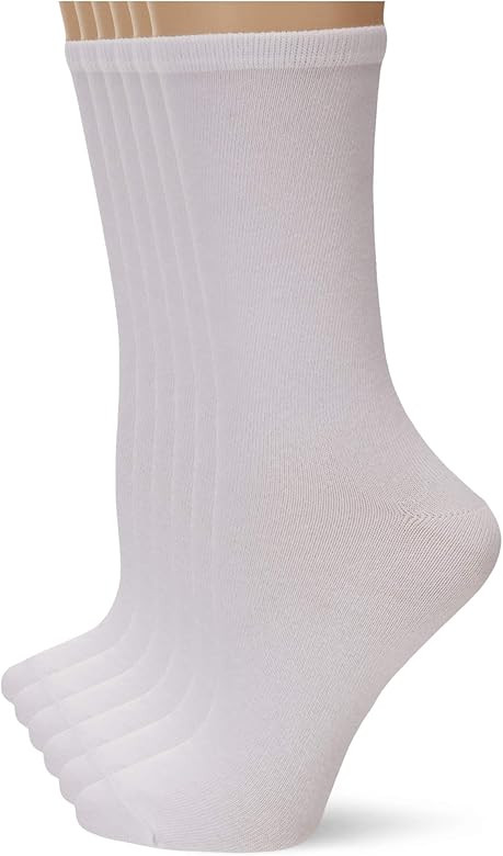 Amazon Essentials Women's Casual Crew Socks, Pack of 6 | Amazon (US)